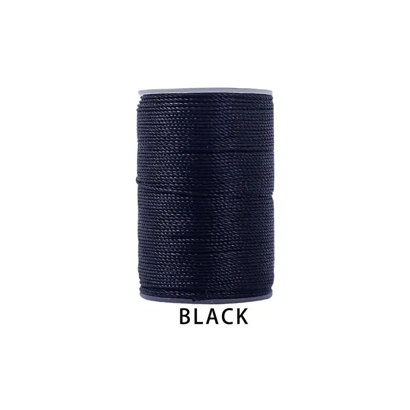 160M Polyester Waxed Line Leather Craft Sewing Wax Thread 0.35MM Cord Round Leather Sewing Wax Thread DIY Bracelet bag