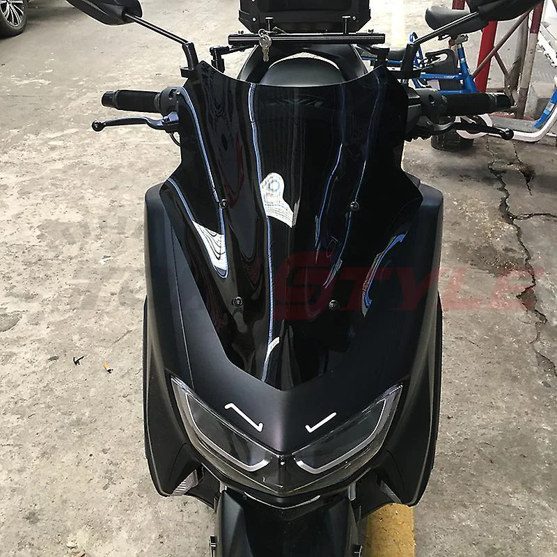 Pare-Brise Moto Double Bulle NMAX155 2021-2023 - Déflecteur Vent Carénage Avant Yamaha Compatible