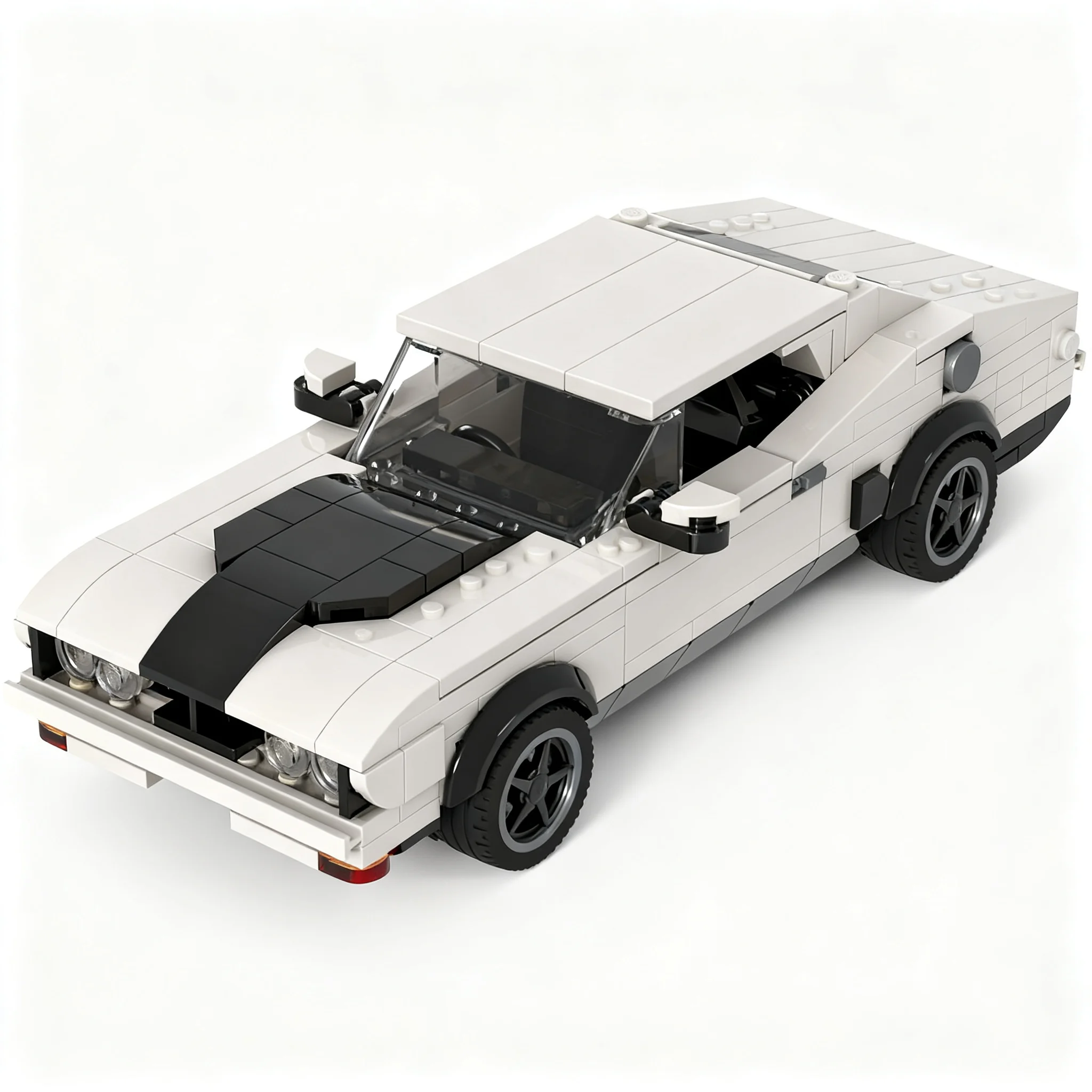419pcs MOC city Champions Fordes Falcon XB GT 8wide MOD Model Christmas Gift Home Decor Collectible Display Interior Ornament