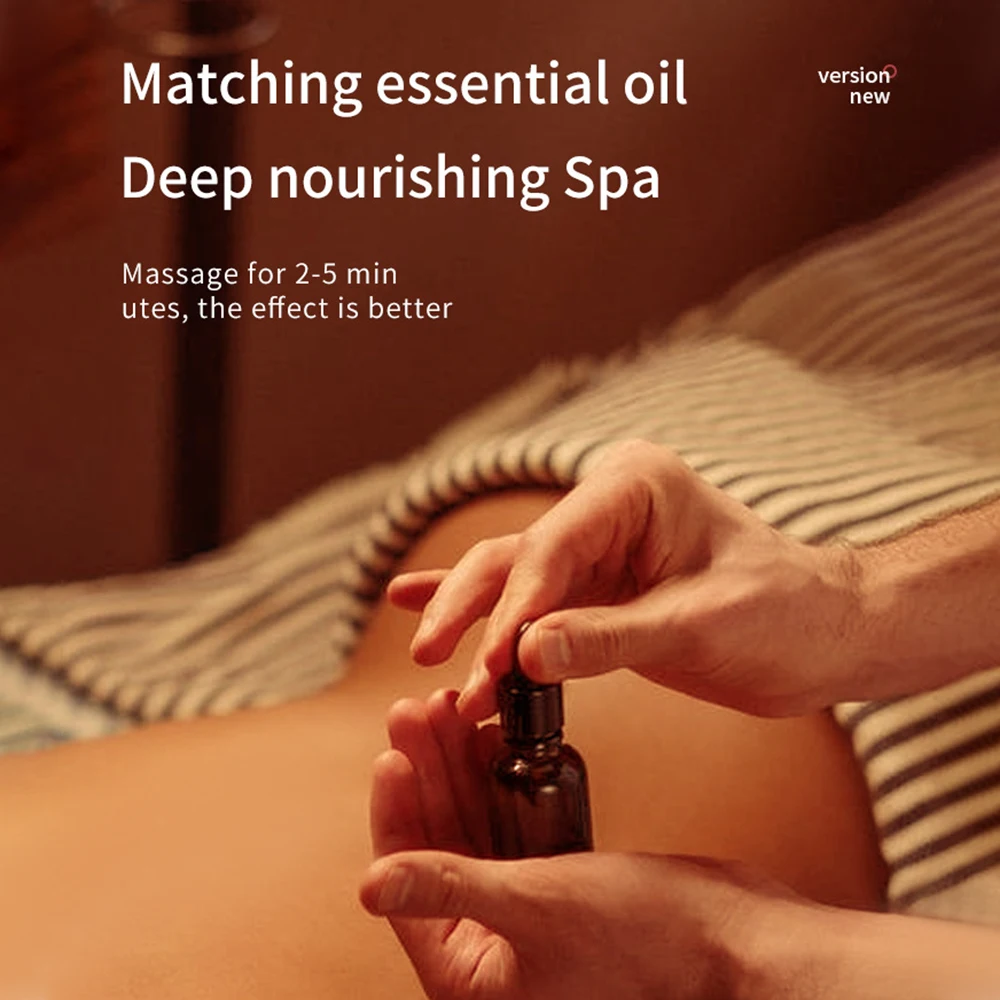 ذكي فراغ الحجامة تدليك جهاز كهربائي التدفئة ميريديان الجسم كشط الساخن ضغط الاسترخاء مدلك المنزل/SPA الصحة