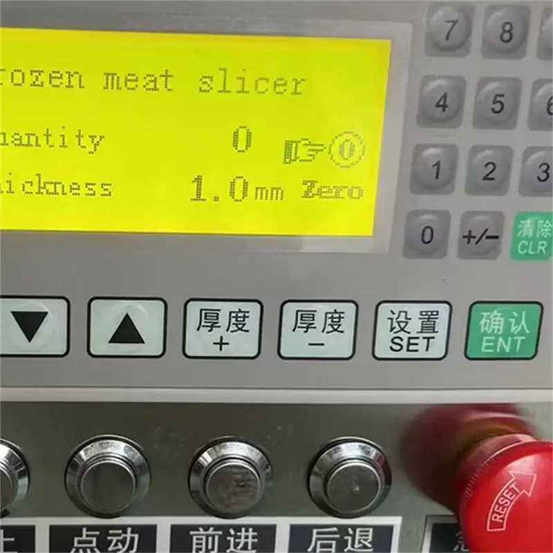 Fully Automatic Frozen Pork Roll Cutting Machine Commercial Beef Lamb Bacon Slicer for Food Processing