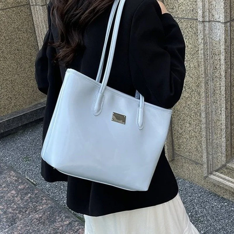 

Popular Classic High-End Leather Women's Tote Bag Luxury Brand Elegant Trendy Commuter Daily Bag