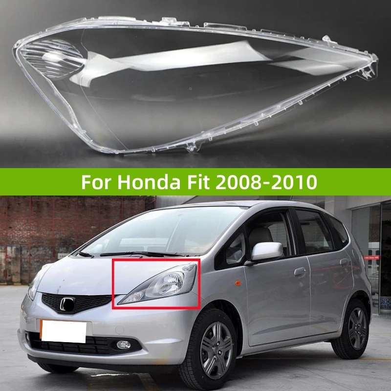 

For Honda Fit 2008 2009 2010 Car Transparent PC Material Headlights Glass Shell