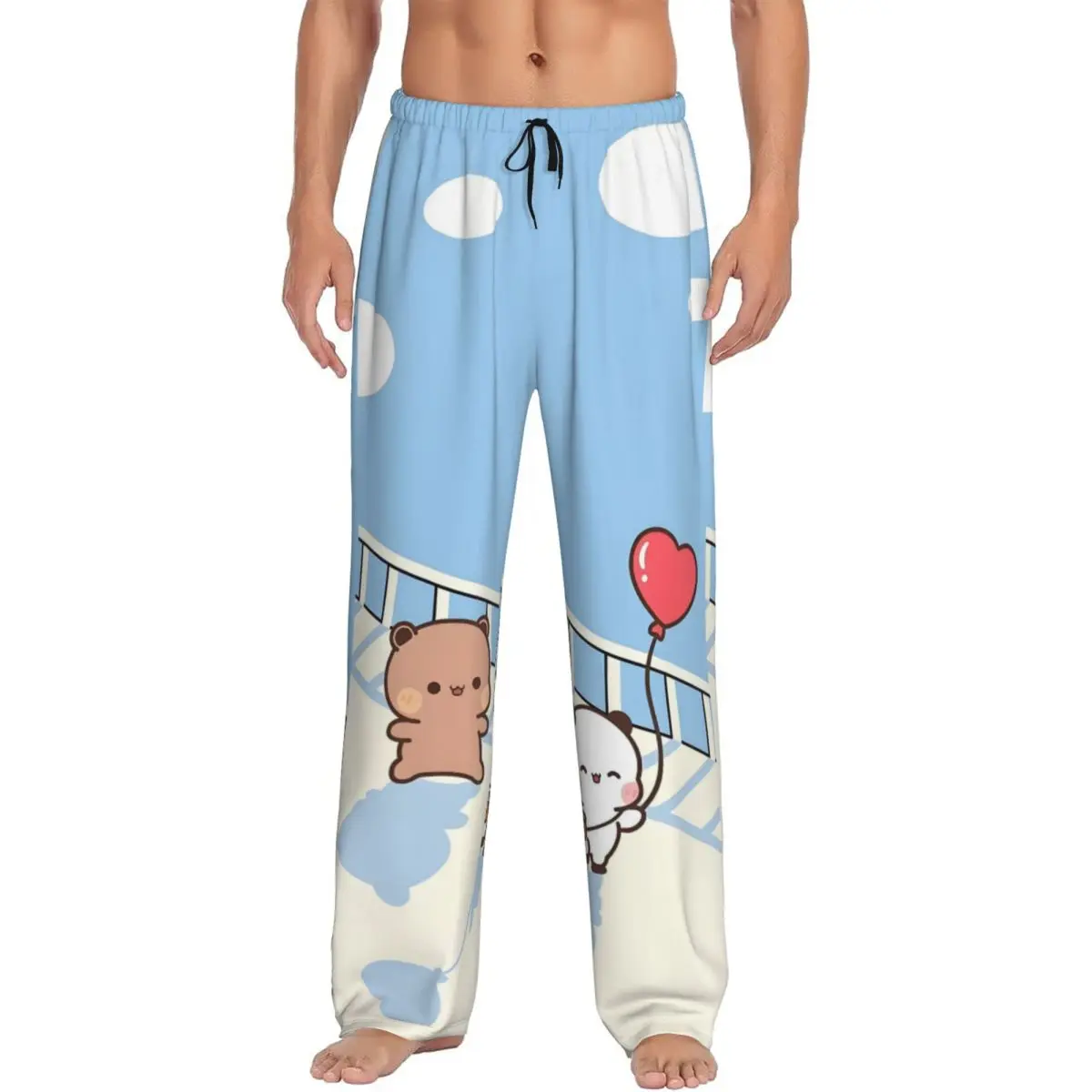 

Custom Bubu Dudu Pajama Pants Men's Lovely Sleepwear Lounge Sleep Bottoms Stretch with Pockets