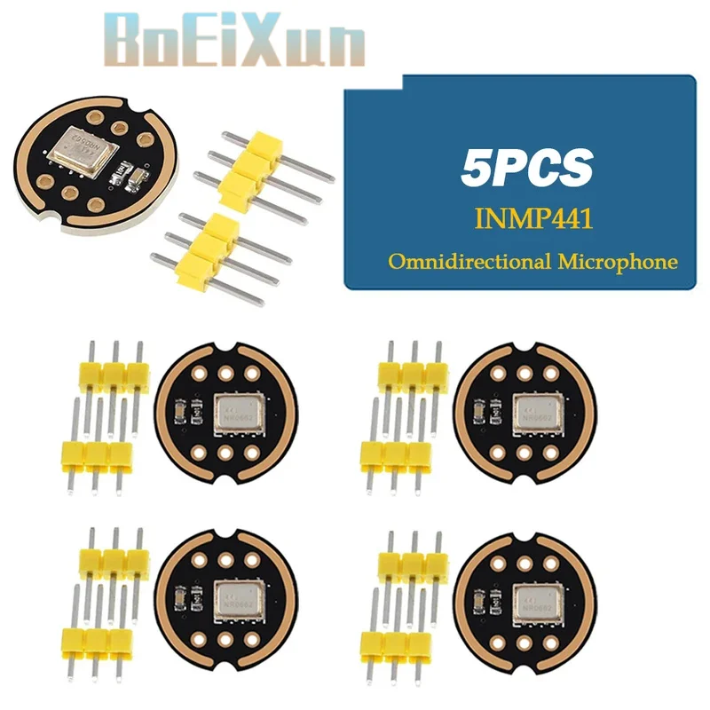 1-10PCS INMP441 Omnidirectional Microphone Module I2S Interface Low Power MEMS High Precision Digital Output Sensor Module