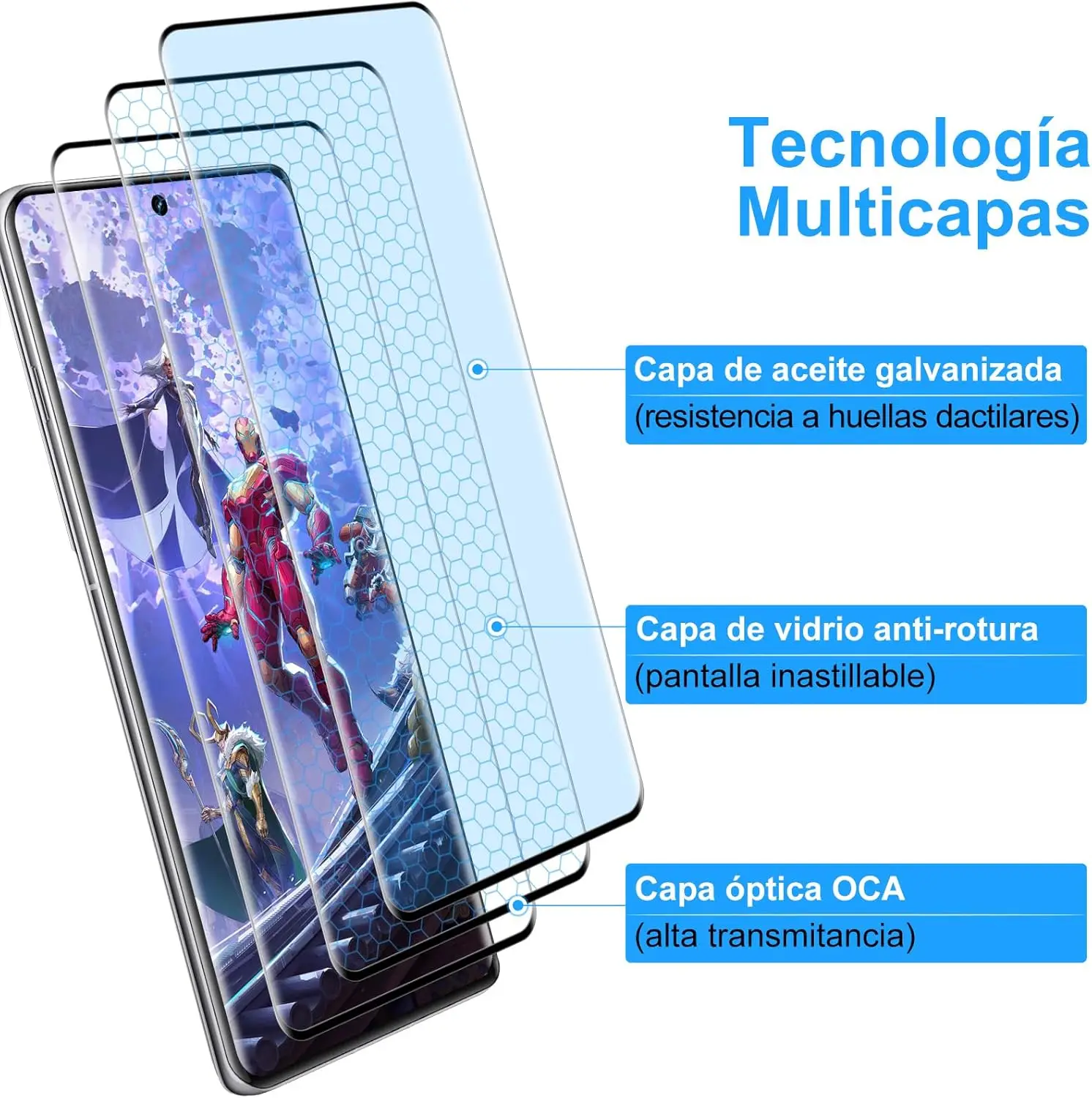 لهاتف OnePlus 13 5G 2/4pcs 9H HD طبقة من الزجاج المقسى