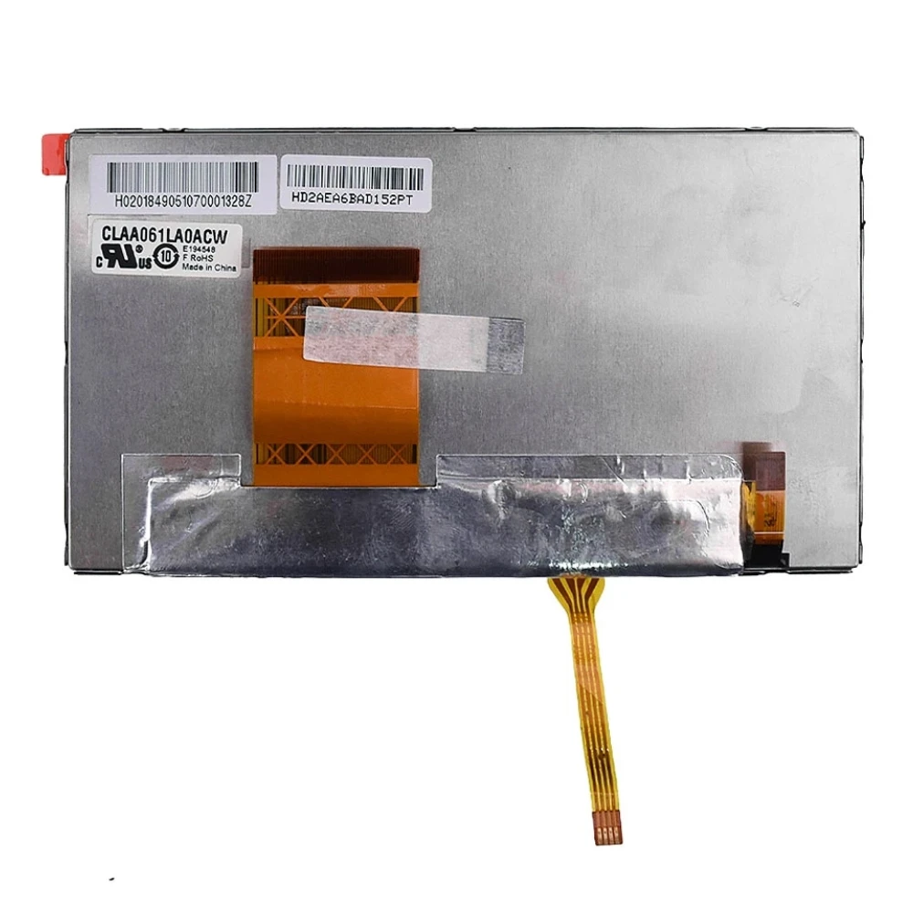Original 6.1 polegada claa061la0acw para cpt painel de exibição tela lcd original com tela toque 800x480 perfeito trabalho totalmente testado