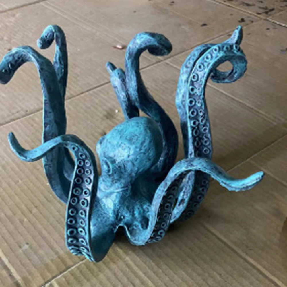 Cool Style Resin Octopus Mug Holder Multi-Purpose Desktop Decor Gift For Friends Family