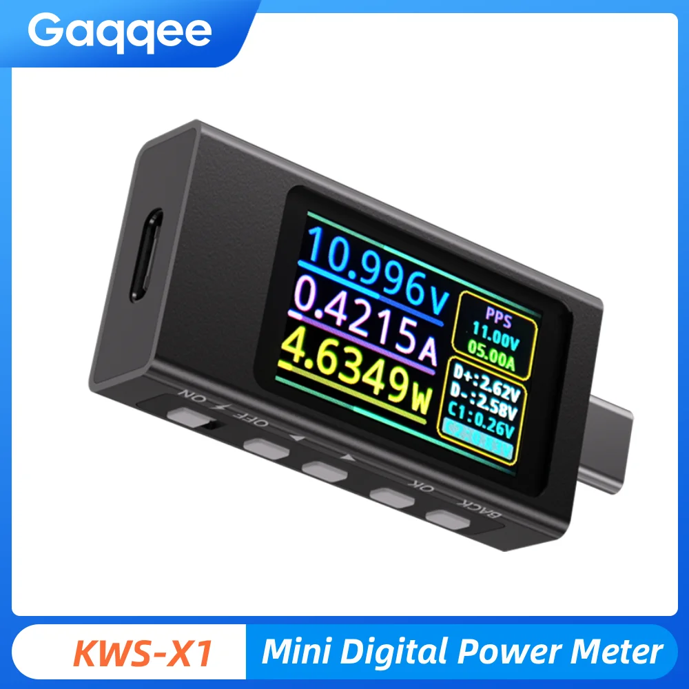 �y�Z�[�����zKWS-X1 �f�W�^���d���v HD IPS �f�B�X�v���C Type-C �d���e�X�^�[ �d���{���g�e�X�^�[ �}���[�d�g���K�[���[�^�[ DC 3.3-36V 0-12A