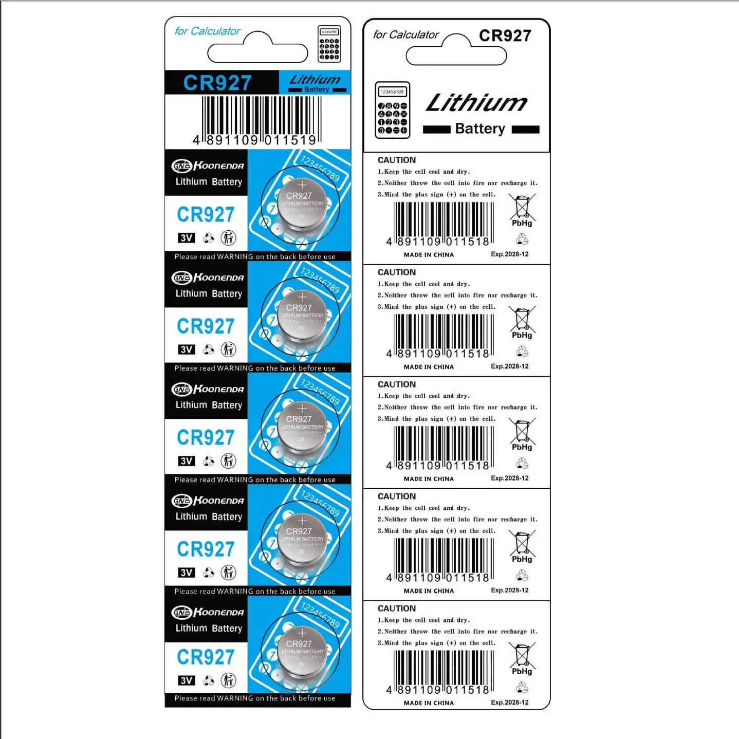 CR927 927 BR927 DL927 3V LM927 Lithium Coin Cell Silver Oxide Button Battery L927 for DIY Projects Watchs Toy LED light