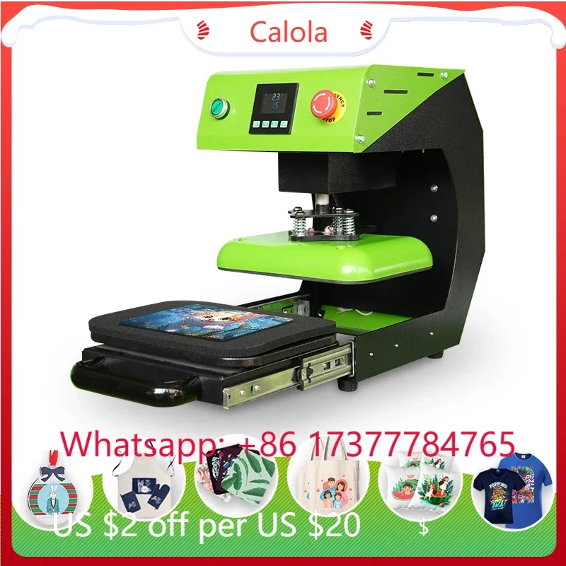 

Автоматический электрический планшетный термопресс 21x28 см, легкий, хит продаж 2025 года, для индивидуальной печати на текстиле