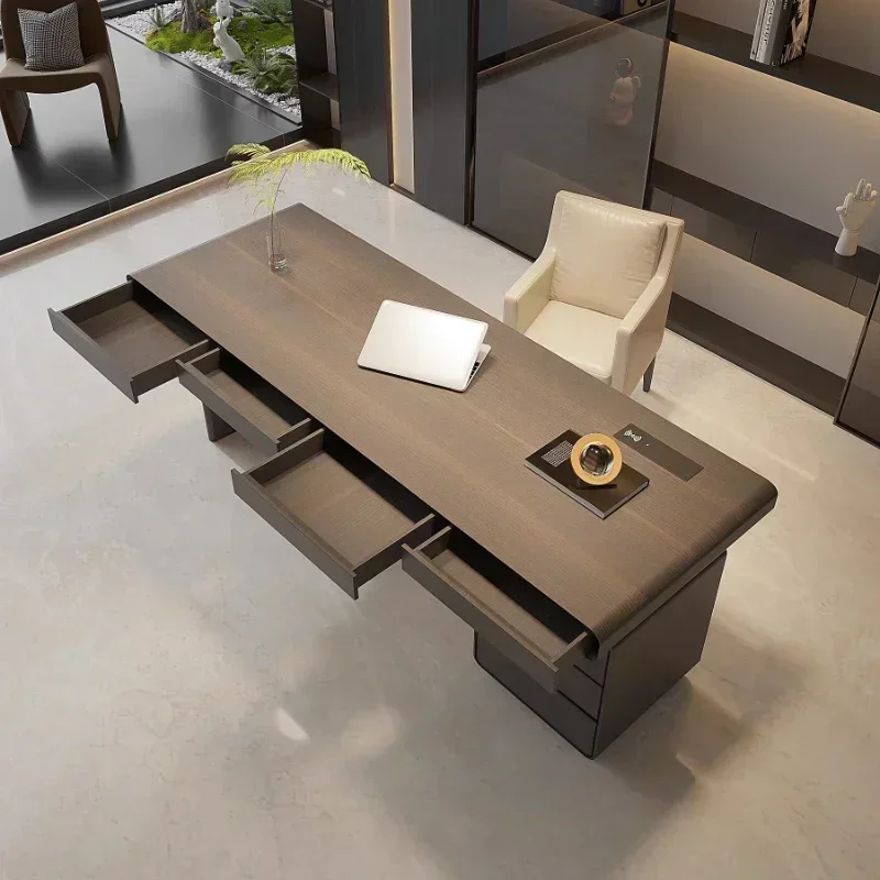 Computer Desk Room Desks Computer Desk Table Standing Office Furniture Gaming Tables Italian Light Luxury Modern High End