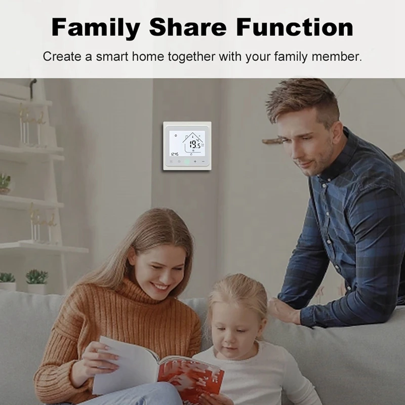 B62B 16A Tuya Smart WiFi Thermostat Water Electric Floor Heating Boiler Temperature Controller for Alexa