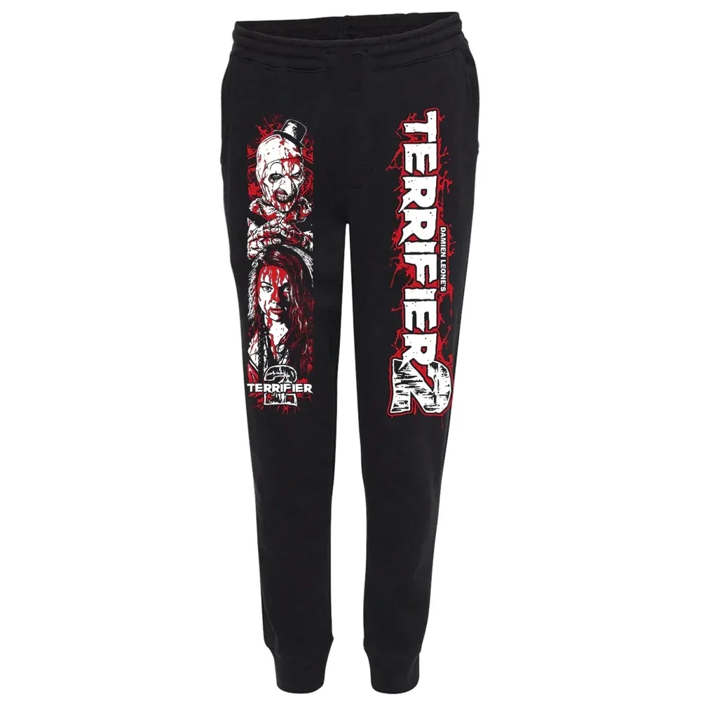 Terrifier Halloween Cosplay Trousers 2023 Horror Movie Merch Long Sleeve Jogger Cotton Pants for Men Women Sweatpants Pants