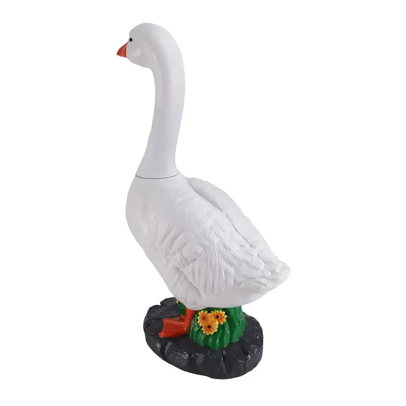 ABUG-Split Type For Garden, Yard 23 Inch Large Porch Goose Statue, Realistic Goose Sculpture, Fits Goose Porch Duck Outfit
