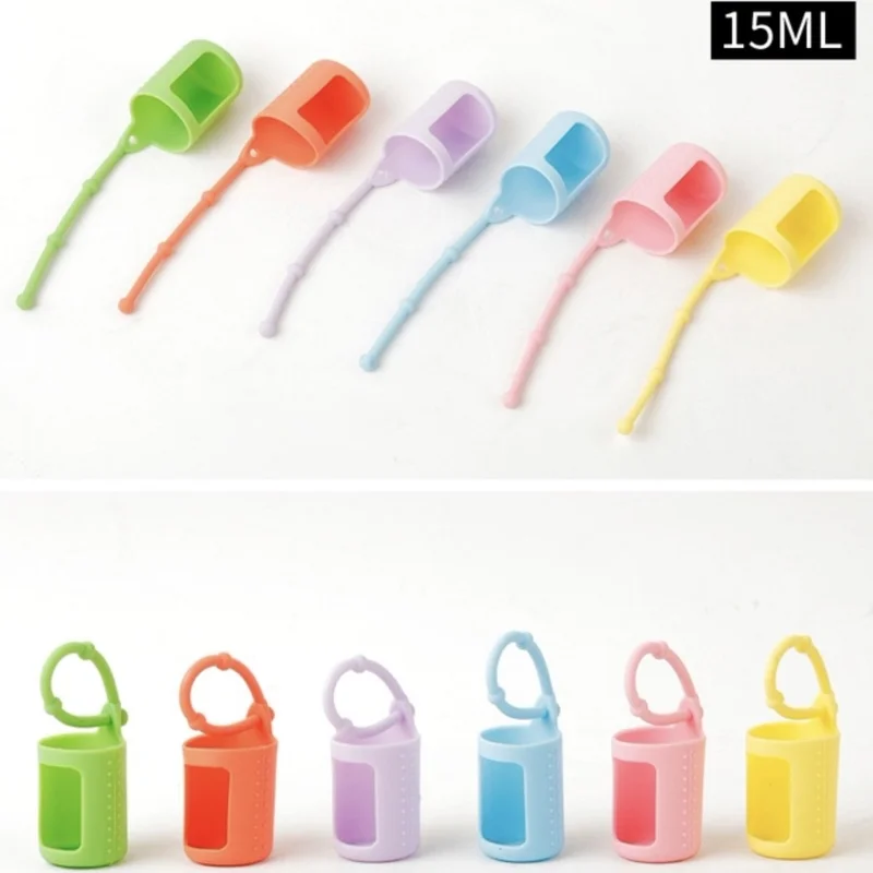 10Pcs Silicone Essential Oil Protective Cases for 5ml 10ml 15ml Essential Oil Case for DoTERRA Carrying Roller Bottle Organizer