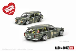 TSM MINI GT KAIDO HOUSE 1:64  #010 Datsun #0  510 Wagon alloy model car decoration collection gift