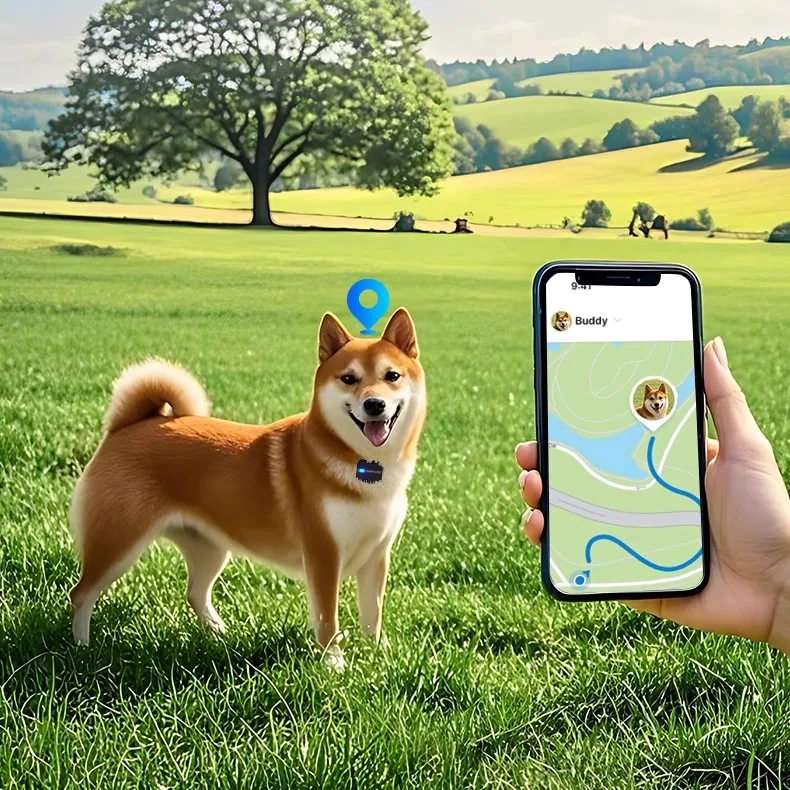 C9 Pet GPS Tracker Collar Anti-Lost Dog Locator Real-Time Tracking Waterproof Hunting Dog Tracking Device