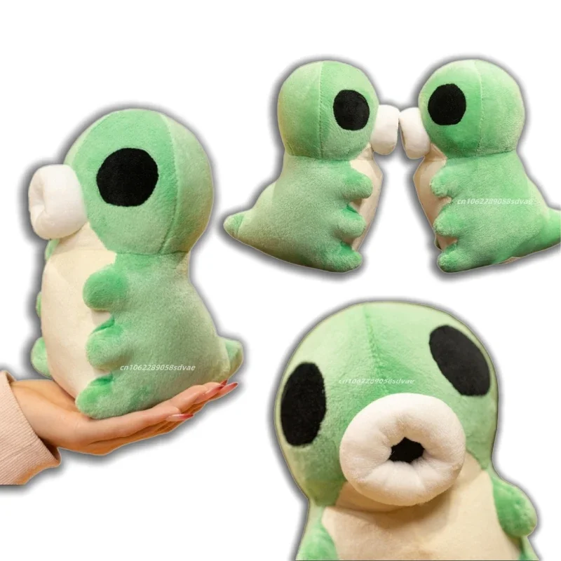 Green Hollow Knight Talking Grub Plush Stuffed Anime Monster Cute Cartoon Plush Doll for Fans Adults Gift Home Decor