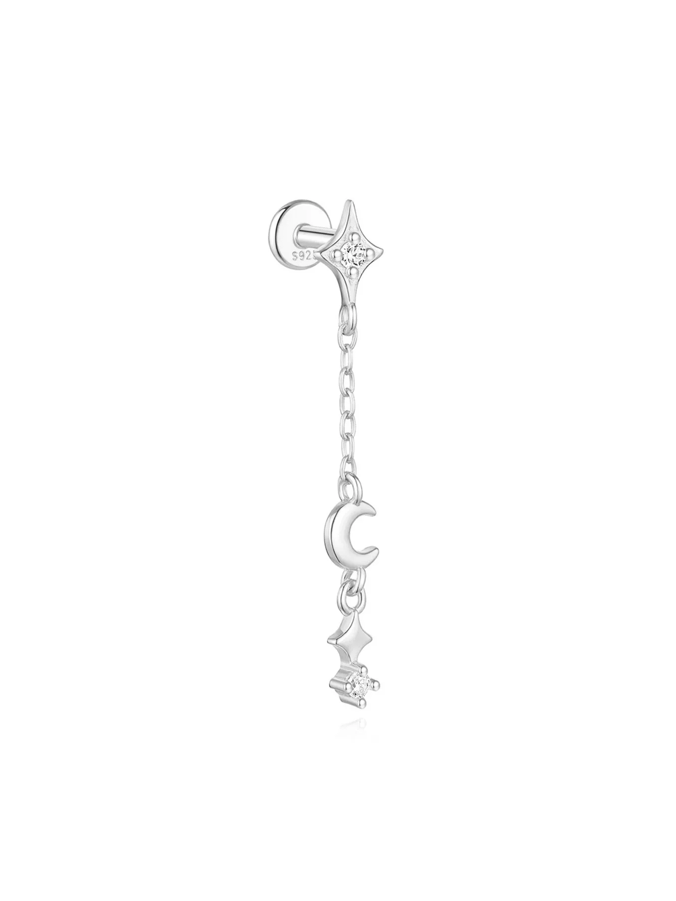 CANNER Cartilage Spiral Earring Silver 8