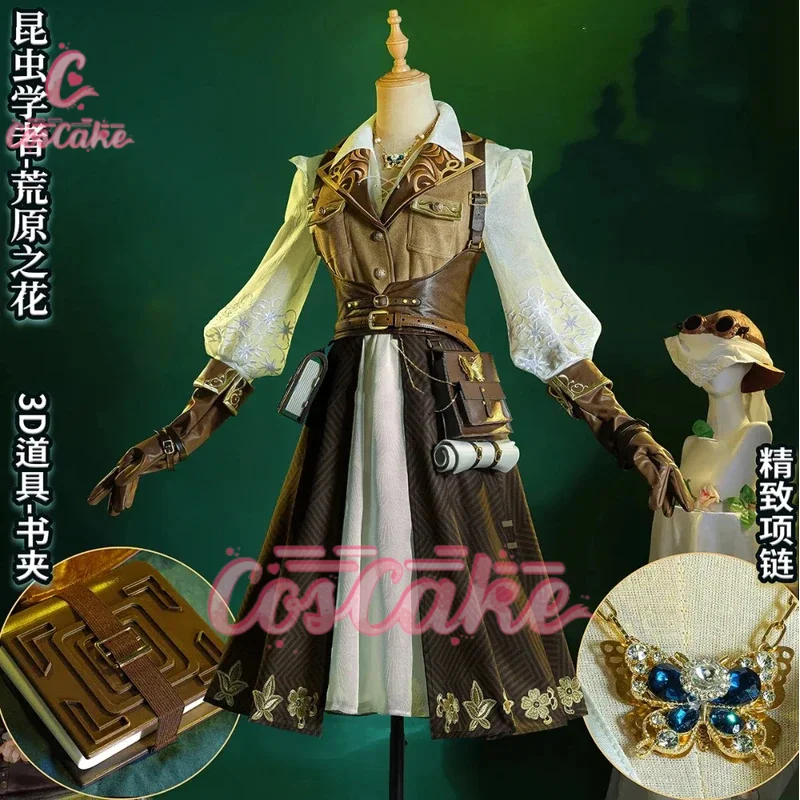 

CosCake Identity V Melly Plinius Entomologist The Flower Of The Wilderness QiZhen Fashion Game Suit Cosplay Costume Halloween