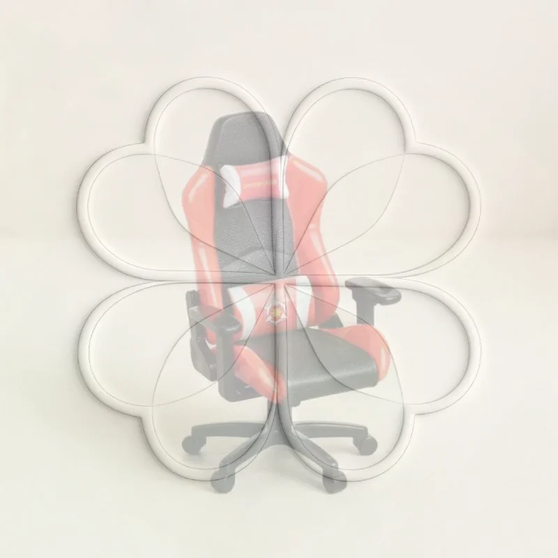 Mini Gaming Chair Model Rotatable Dollhouse Armchair Small Size Mini Furniture for Miniature Lover Collection Home Decor