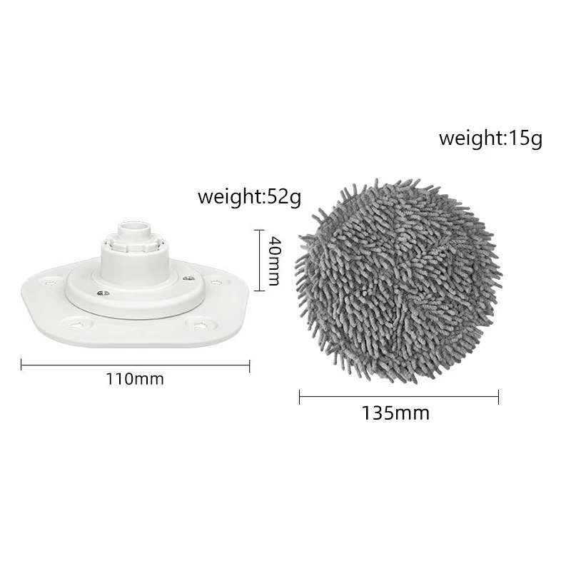 Części zamienne do Xiaomi Mijia Pro STYTJ06ZHM odkurzacz robot odpinany uchwyt na ściereczkę do mopa szczotka do czyszczenia