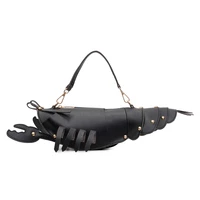 PU Zipper Commuting Crossbody Bags Lobster Shape Niche 2025 High Quality Ladies Bags Solid Color Rivet Fashion Shoulder Bags - Image 6