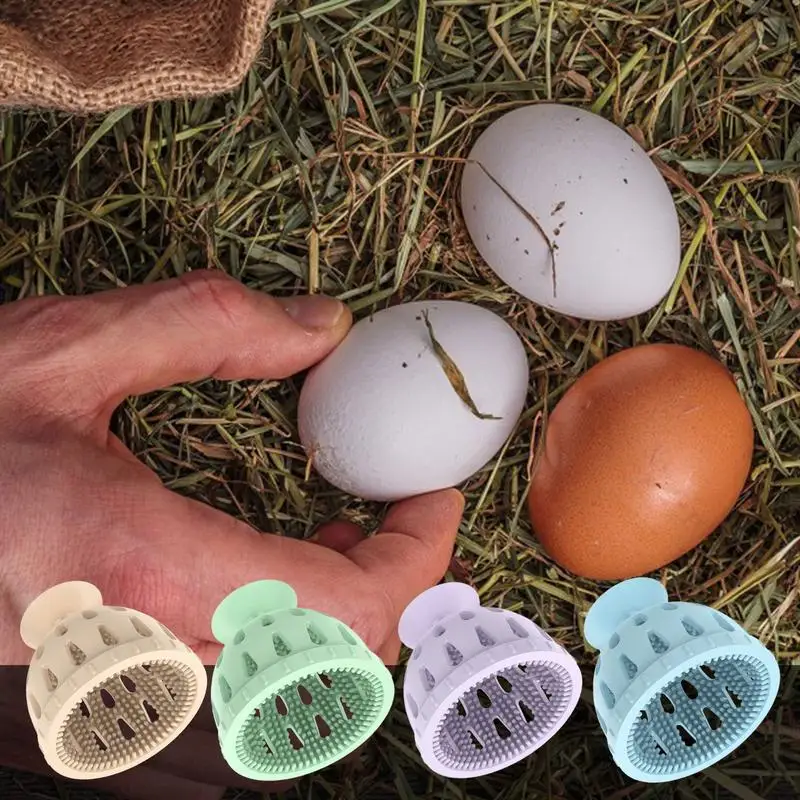 Silicone Egg Washer Reusable Egg Brush Washer Scrubber Easy To Clean Egg Cleaning Tool For Chicken Poultry Eggs Tomatoes