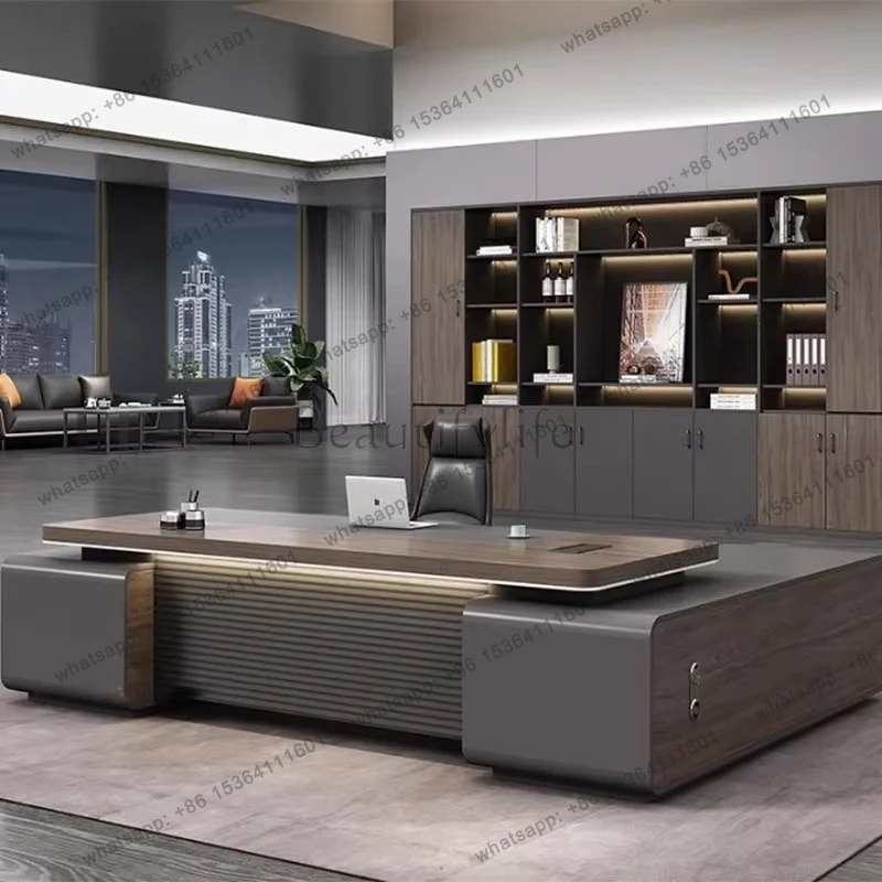 

Cabinet Aesthetic Office Desk Luxury Designer Specialty Commercial Computer Desk Executive Modern Mesa De Escritorio Furniture