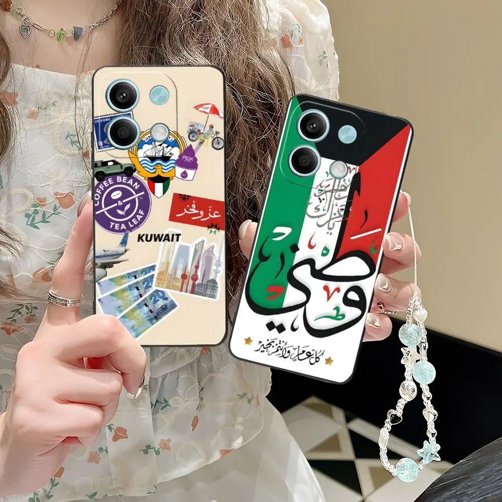 

Чехол для мобильного телефона с флагом Кувейта для POCO M7 M6 M5 M4 M3 X7 X6 X5 X4 X3 Pro GT 5G, с красочной печатью, роскошный чехол для смартфонов