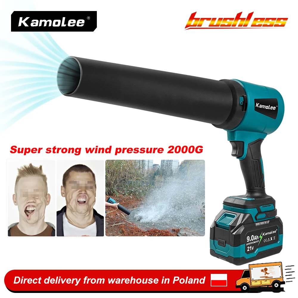 Kamolee 2000G 400M/S Turbo Jet Fan 3000W Cordless Electric Air Blower Violent Handheld Power Tool