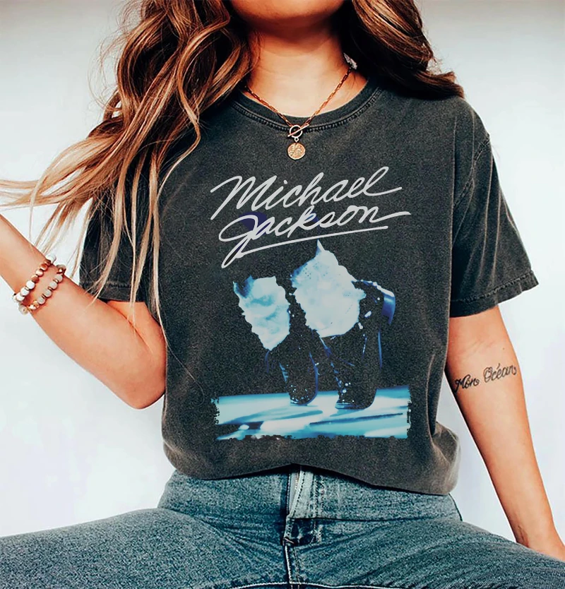 Camiseta Vintage dos Anos 90 do Michael Jackson, Regata Gráfica do Rei do Pop, Camiseta Unissex Retro de Dança Pop Streetwear