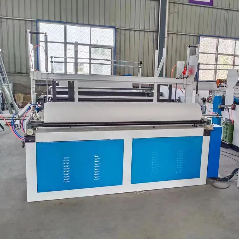 Customized Automatic Toilet Paper Making Machine For Small Scale Production Commercial Tissue Paper Rewinding And Cutting Machin view 4