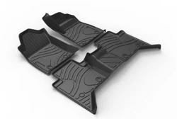 Right Hand Drive For TOYOTA Hilux 2015-2020 TPE Car Floor Mats Waterproof Protect Rubber Car Pad Liner Auto Interior Accessories