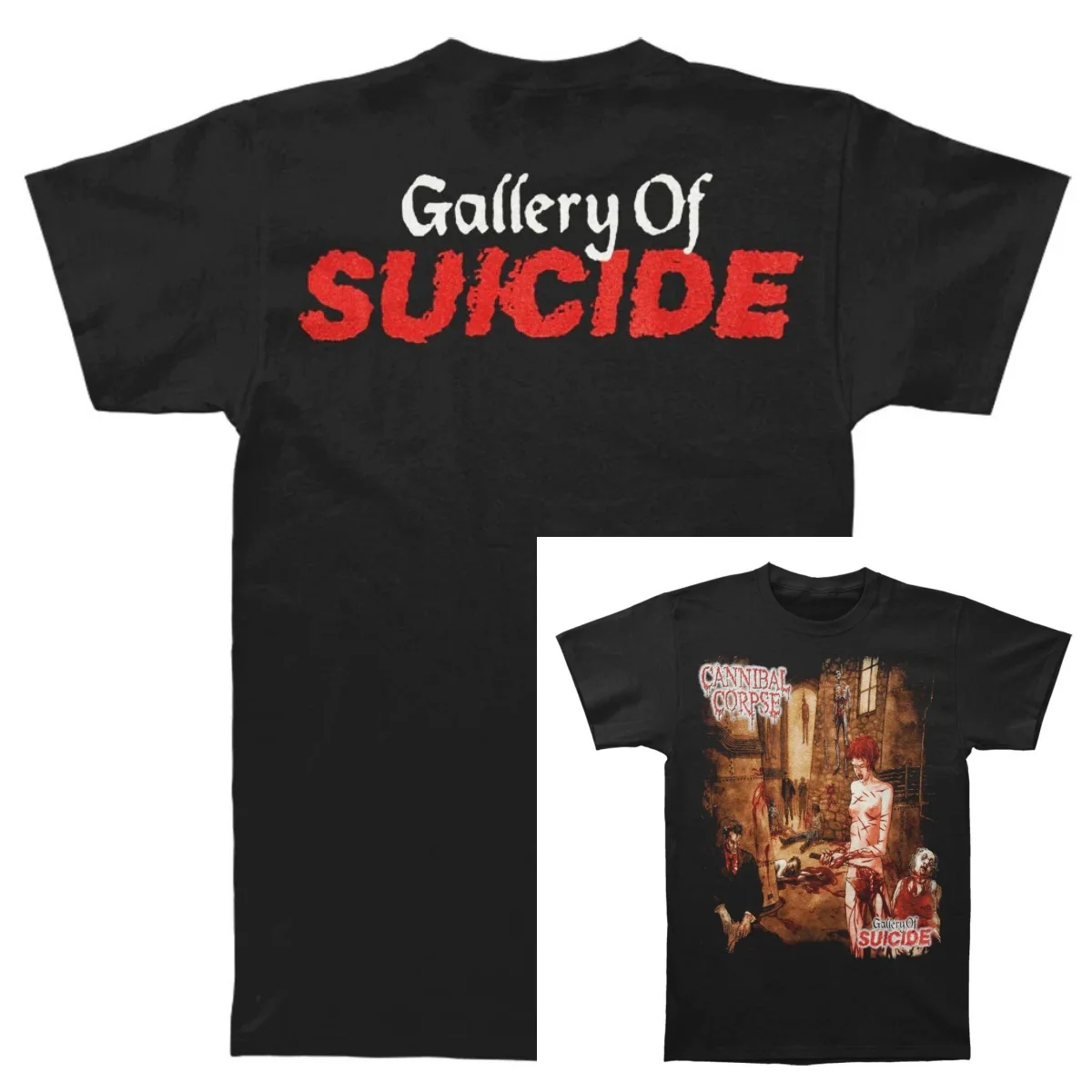 

Футболка Cannibal Corpse Gallery of Suicide, элитная роскошная футболка для мужчин и женщин, новинка лета 2026, хит продаж