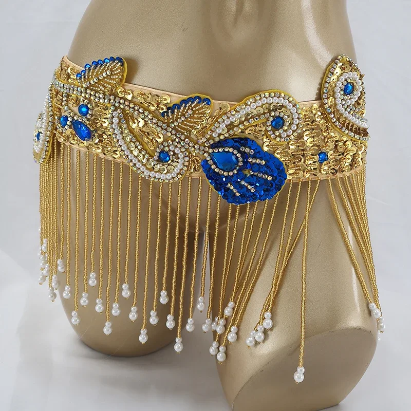 Showgirl Diamond Bikini Professional Belly Dance Clothing Performance Outfits Crystal Belly Dance Costumes  Bellydance Clothes