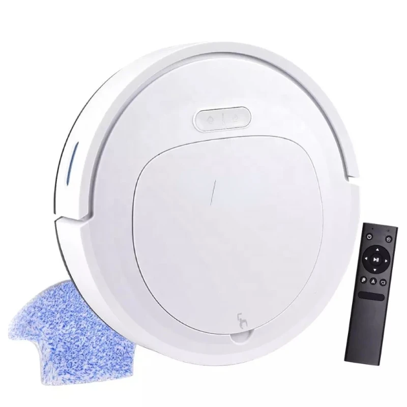 KONKA V88 Robot Vacuum Cleaner Sweep&Wet Mop Simultaneously For Hard Floors&Carpet Run 150mins before Automatically Charge