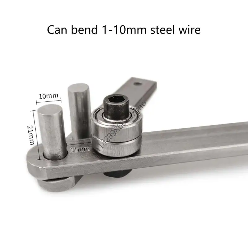 

H7EA Manual Steel Rod Bender Tool For Industrial Crafts Ergonomic Handle Reduces Fatigue Supports U Bending