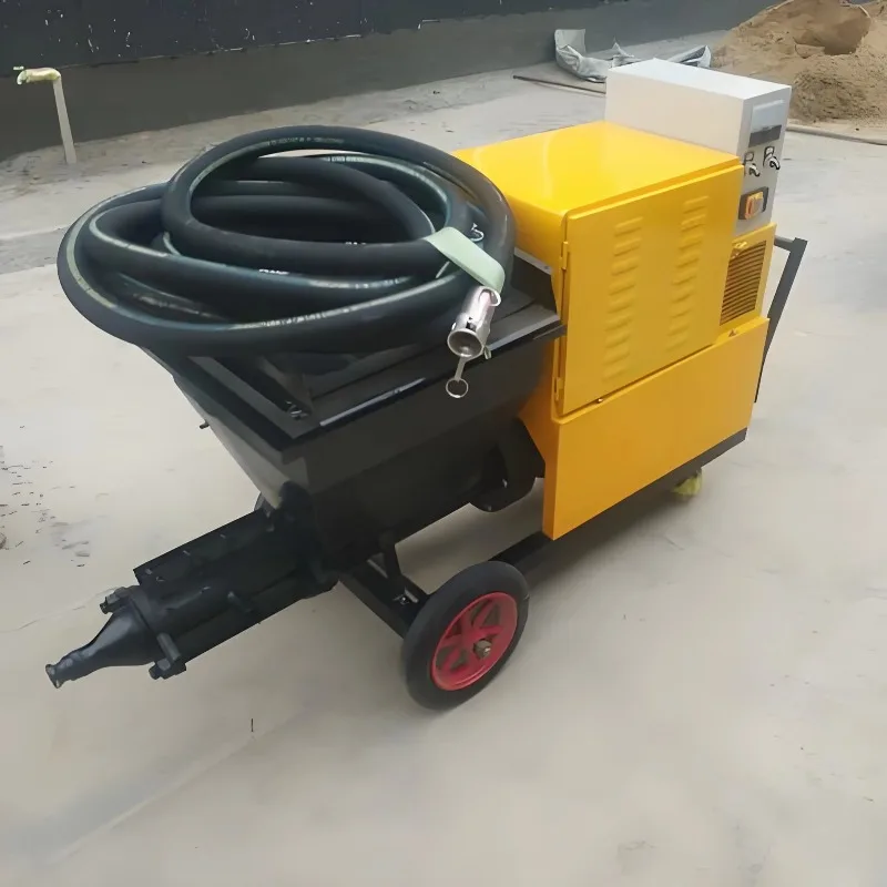 Electric Diesel Mortar Plaster Machine Wall Plastering Machines Intelligent Multifunctional Mortar Spraying Machine