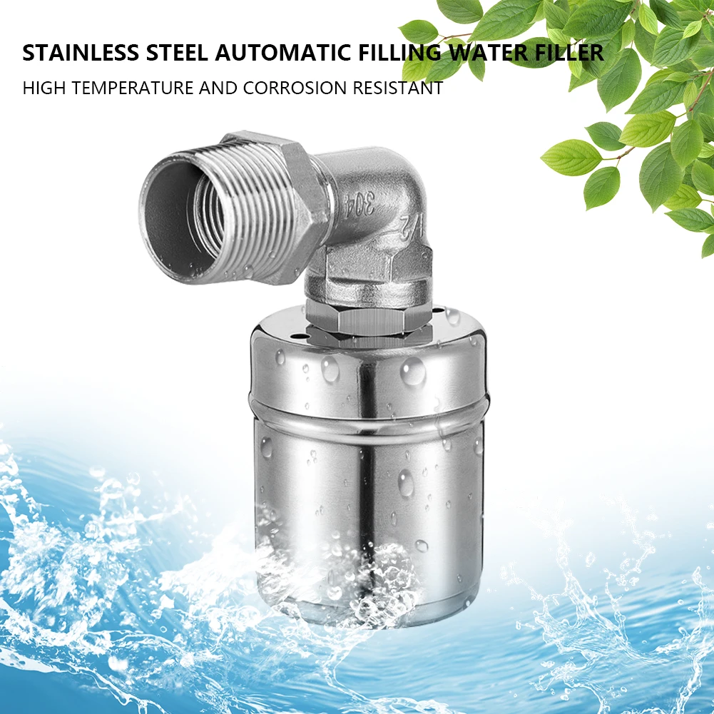 1/2'' 3/4'' 1'' Automatic Water Level Control Stainless Steel Floating Ball Valve Mini Float Valve Tank Valve Anti Corrosion