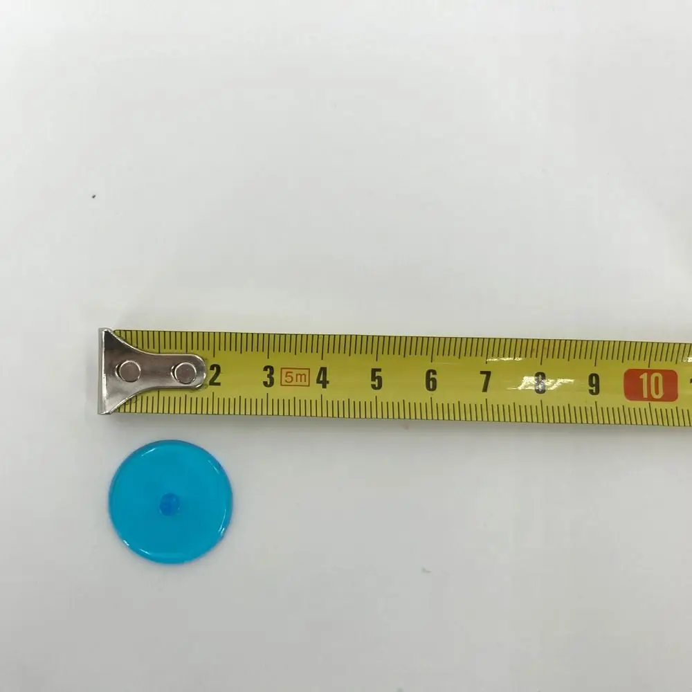 

50PCS Golf Course Assorted Color Transparent Golf Ball Marker Position Markers 0.95 Inch Plastic Unified Golf Training