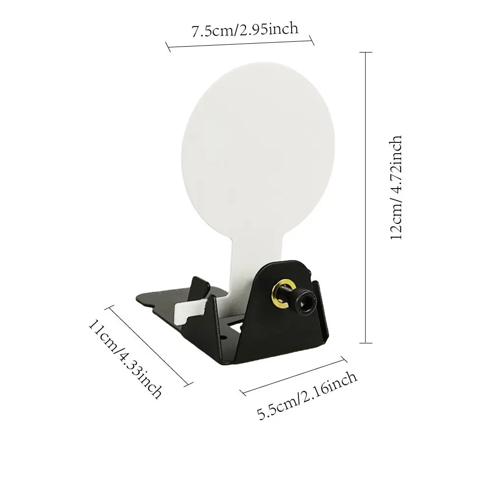 3-inch Mini Up-Down Metal Shooting Practice Target Manual Reset Gun Training Equipment view 6