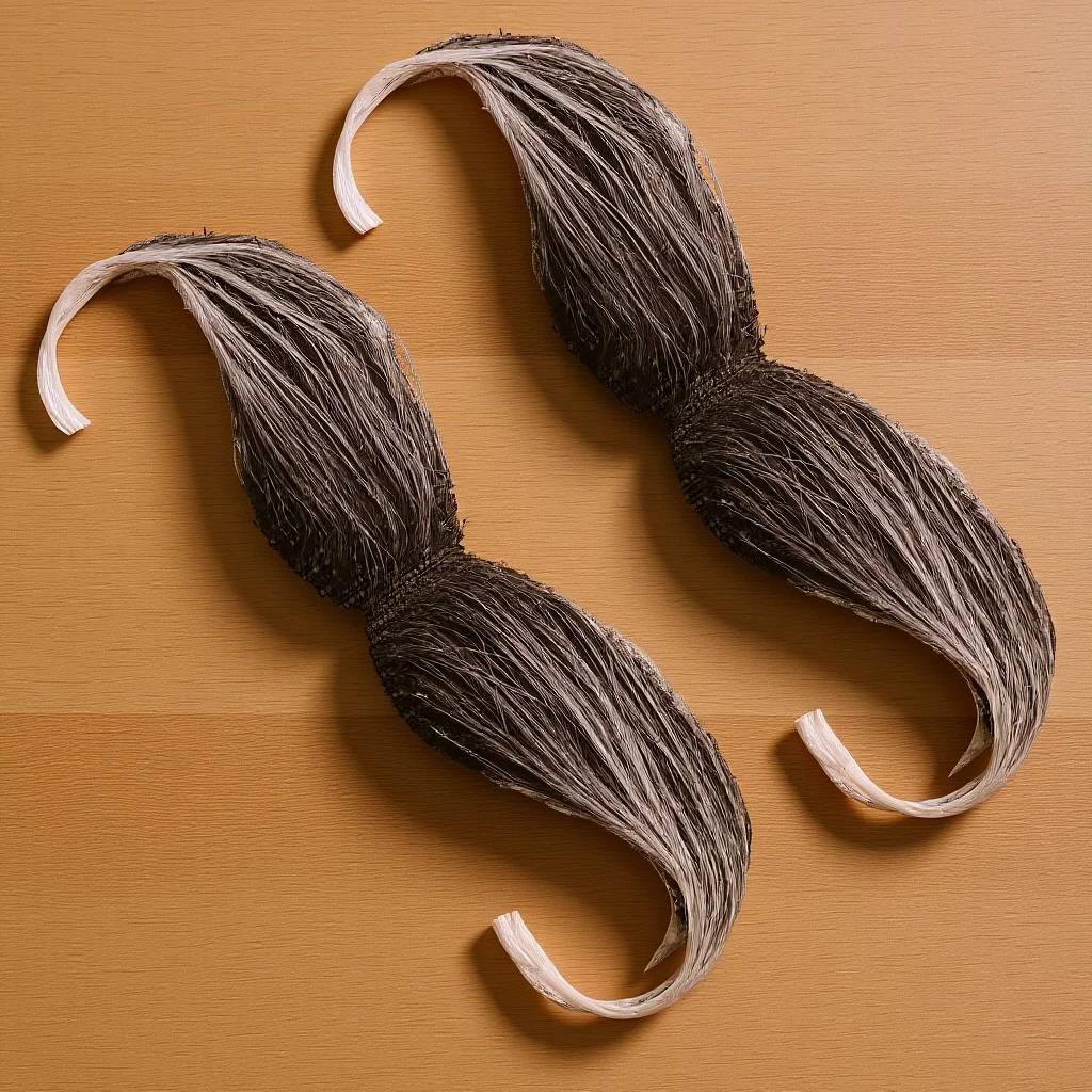

2Pcs Fake Mustache for Men Realistic Beard Artificial Facial Hair Cosplay Party Masquerade Performance Prop Lifelike Simulation
