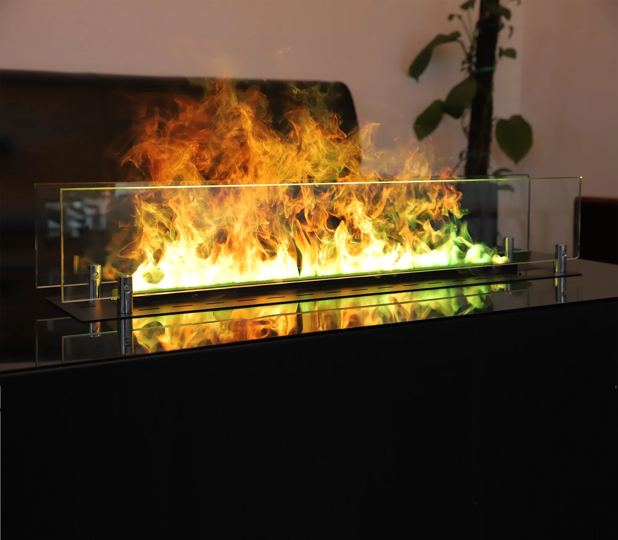 -Fire-3D Água vapor lareira elétrica, moda interior, 60 Polegada