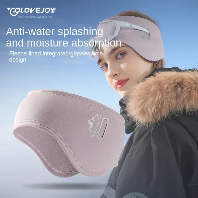 Zimowe nauszniki Mężczyźni Kobiety Sportowe nauszniki rowerowe Wiatroodporna ochrona uszu Splash Water Can Wear Glasses Składane ciepłe nauszniki