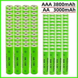 AAA Battery 1.5V AA Rechargeable Batteries 3000mAh Alkaline Battery for Remote Control Mouse Computers Toy Clocks