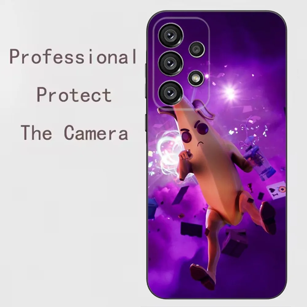 حافظة هاتف F-Fortnite رائعة لهاتف سامسونج جالاكسي A91,A80,A73,A72,A71,A53A52,A32,A31A22,A21s,A20, غطاء أسود #4