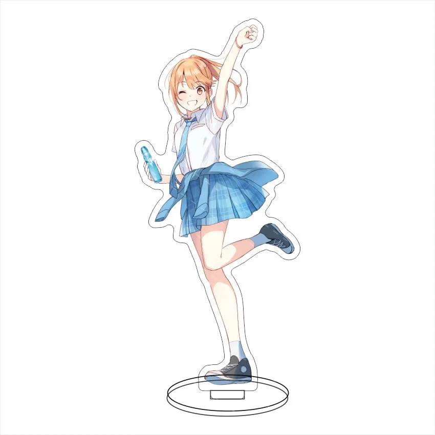 Chitose Is In The Ramune Bottle Acrylic Chitose Saku Hiiragi Yuuko Anime Stand Figure Display Cosplay Model Plate Christmas Gift