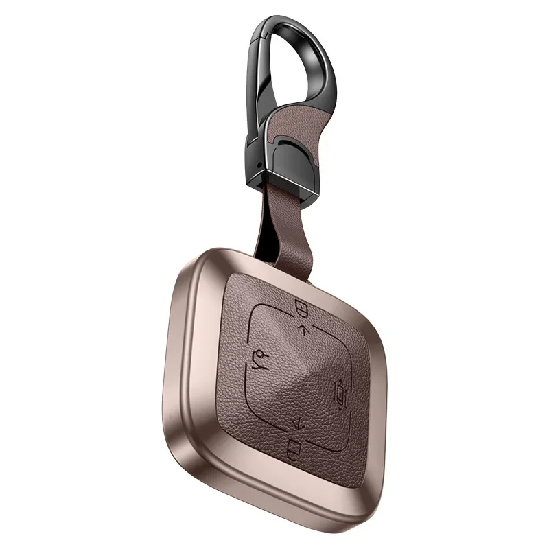 For Zeekr 001 Aluminum Alloy Key Case Bluetooth Intelligent Entity 009 X Car Accessory Case Buckle Bag Keychain Keyring